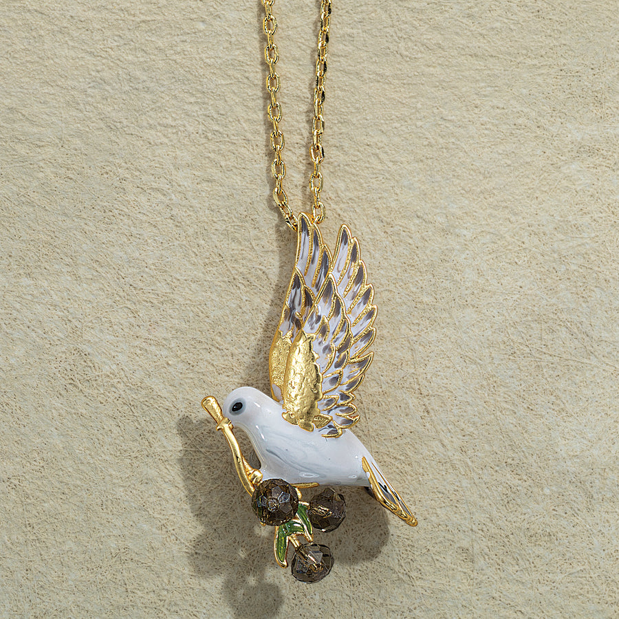 Peace Dove Pendant Necklace