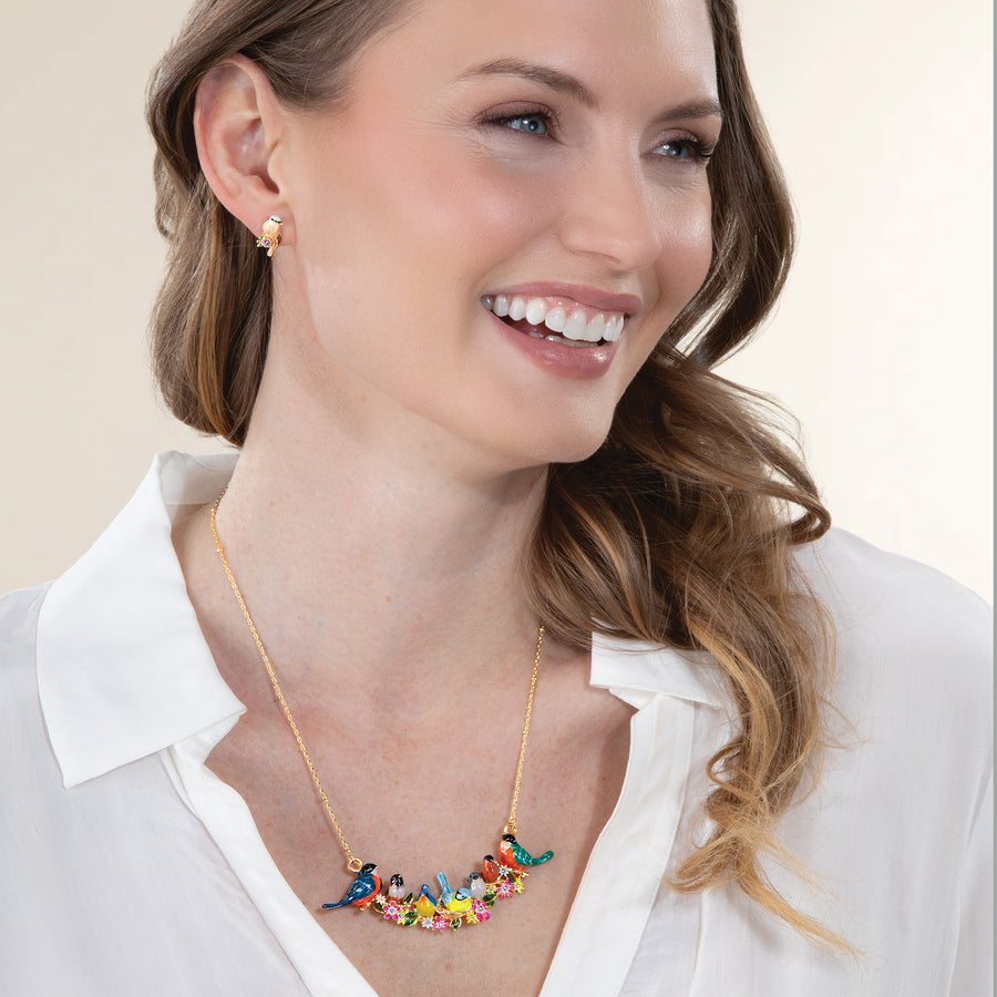 Songbird Serenade Mismatched Bird Earrings