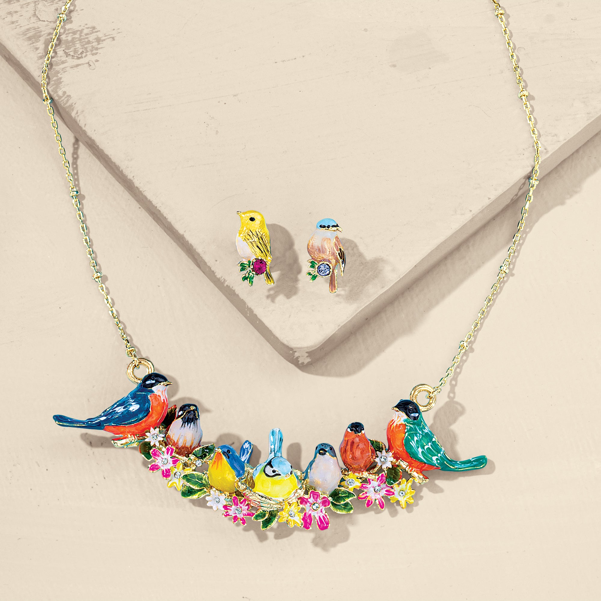 Songbird Serenade Mismatched Bird Earrings