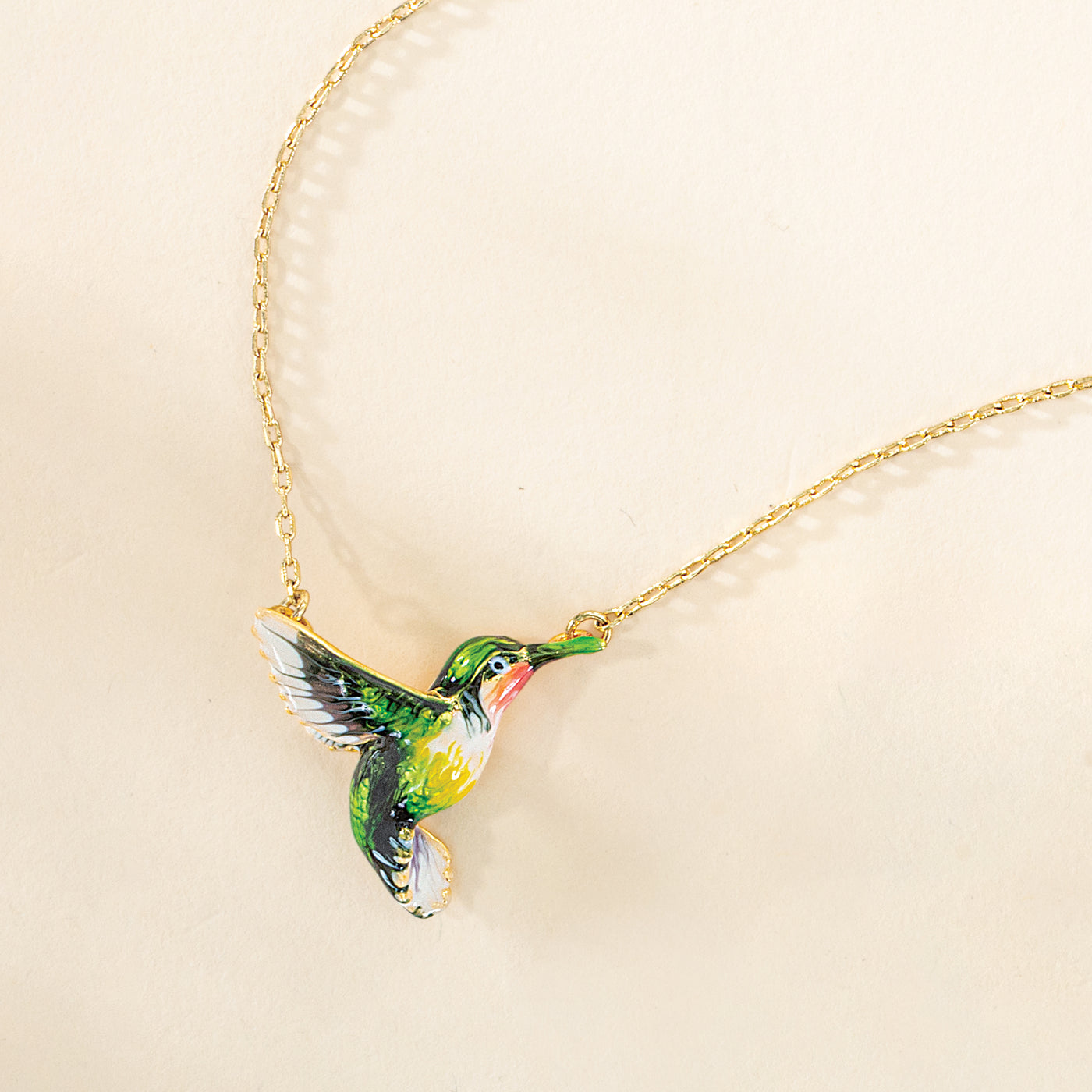 Hovering Hummingbird Necklace (Preorder)