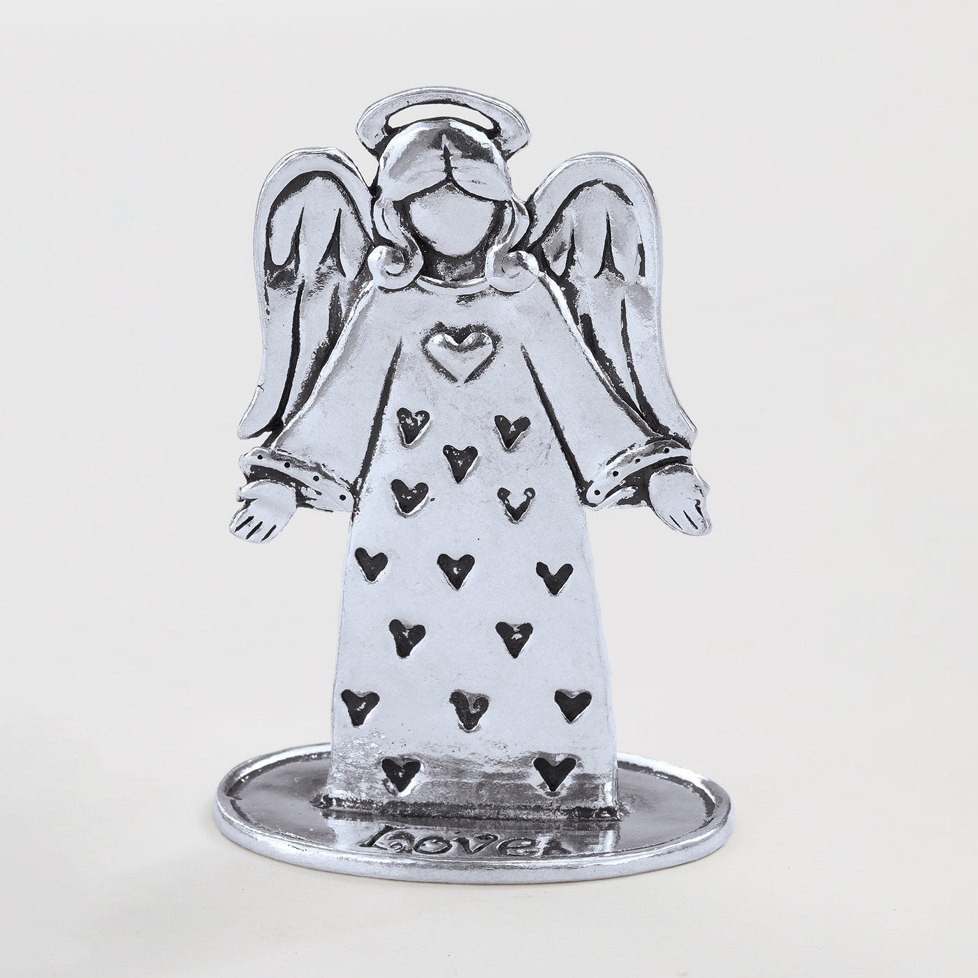 Standing Love Pewter Angel Figurine
