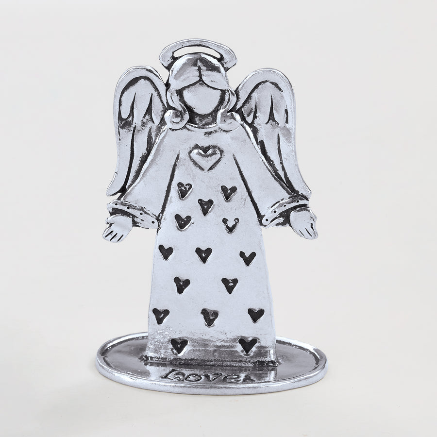Standing Love Pewter Angel Figurine