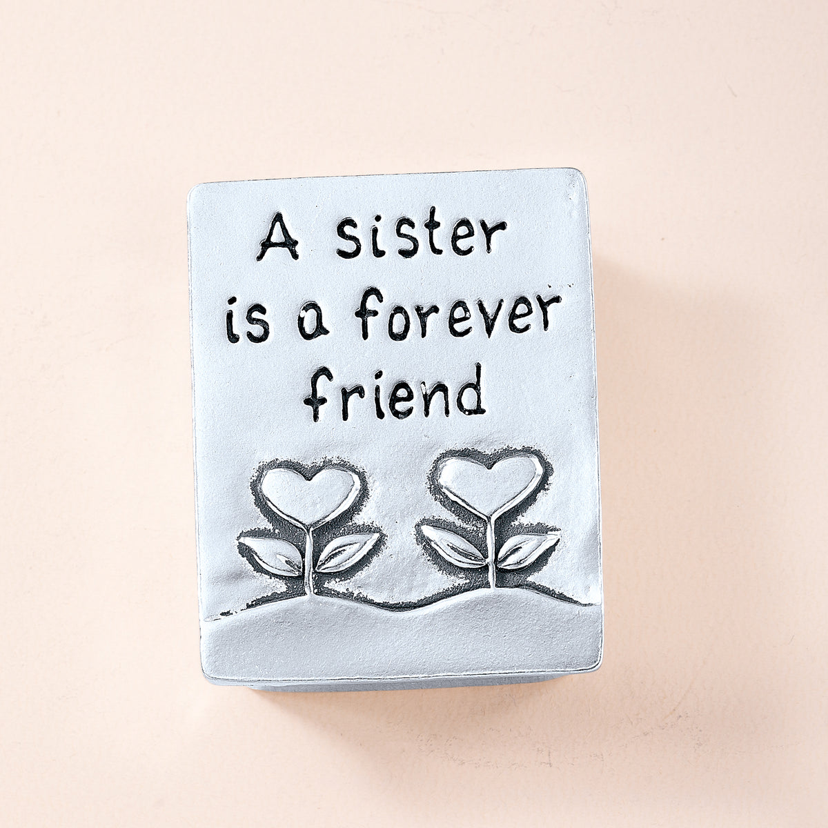 A Sister is a Forever Friend Pewter Wish Box (Preorder)