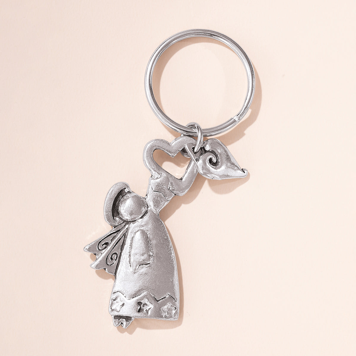 Angel Keychain with Hearts (Preorder)