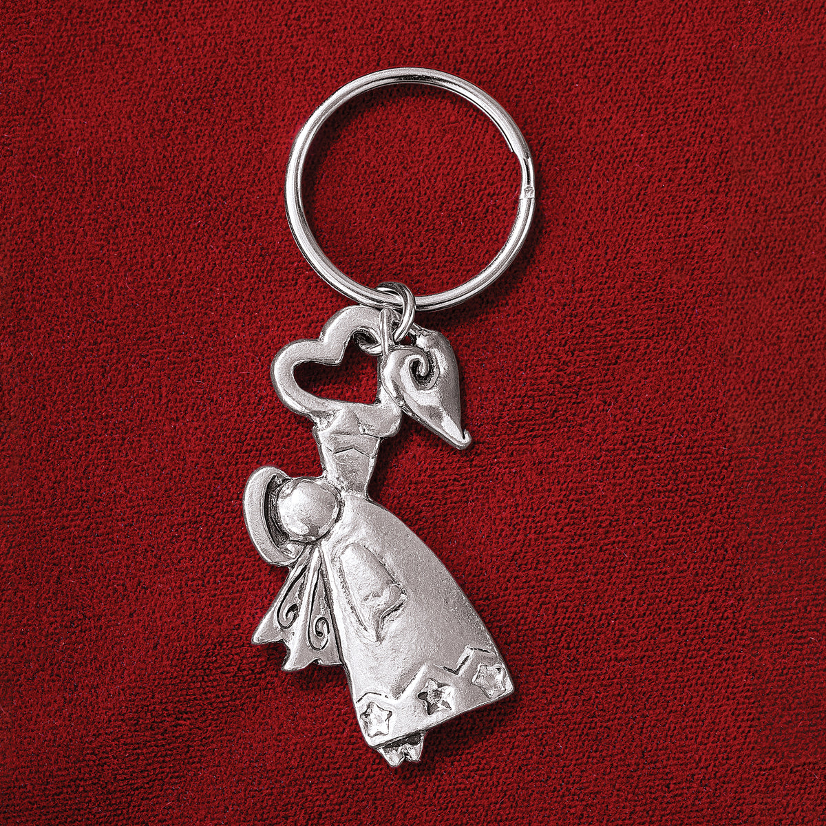 Angel Keychain with Hearts (Preorder)
