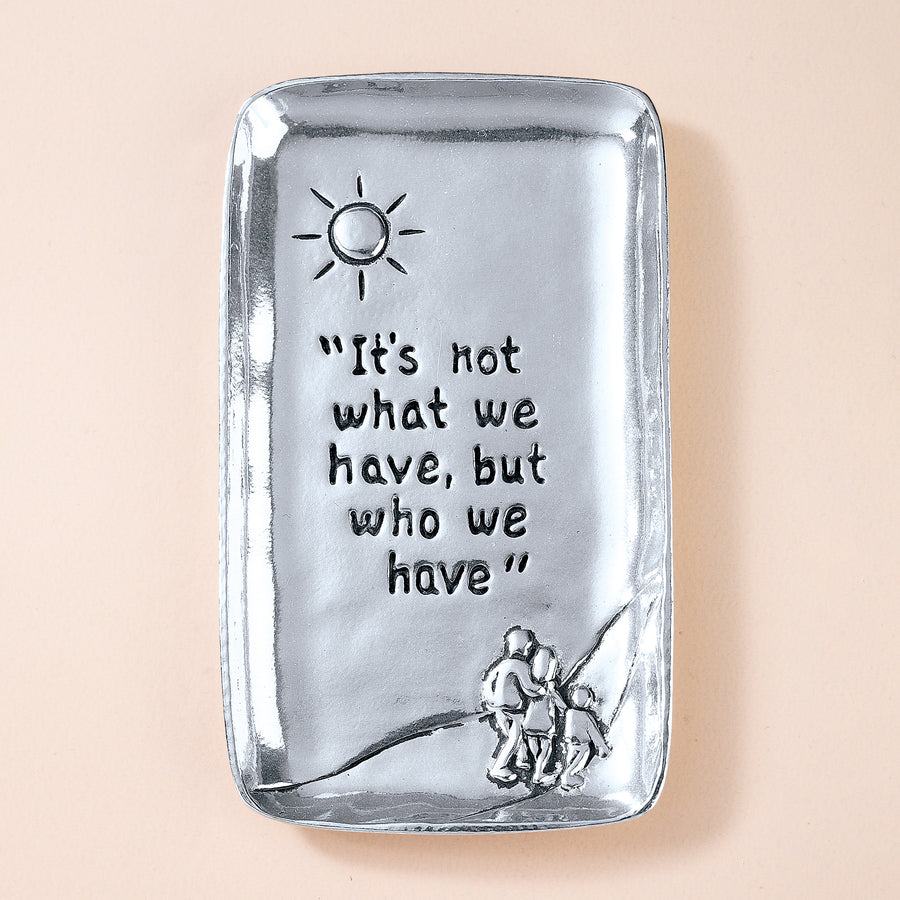 Who We Have Pewter Trinket Dish (Preorder)