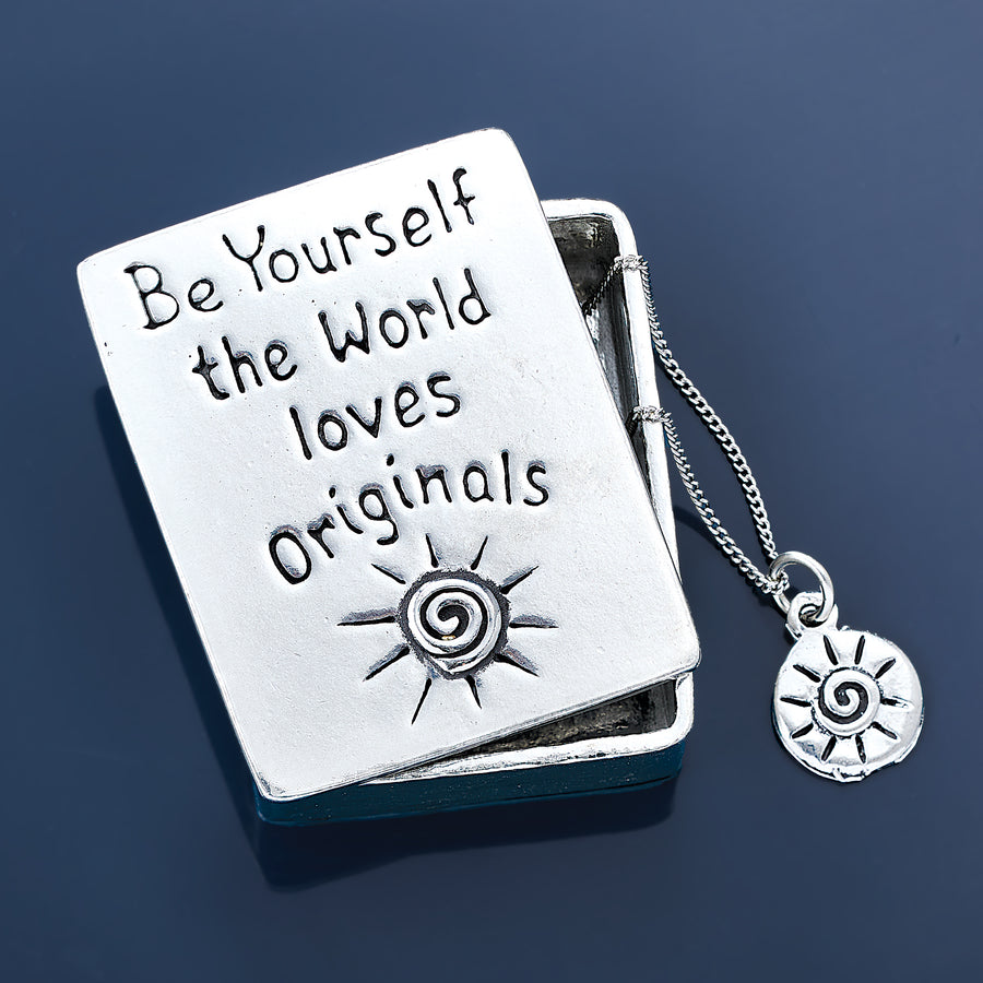Be Yourself Pewter Wish Box