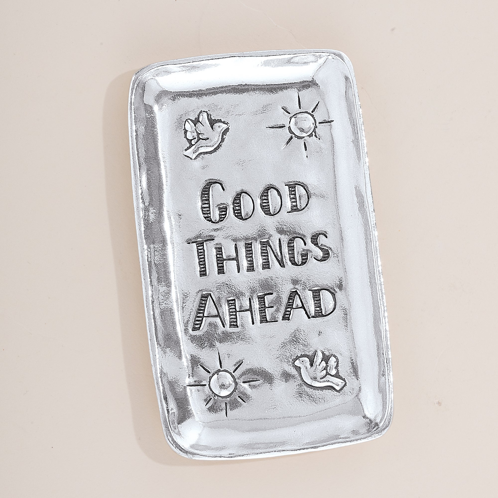 Good Things Ahead Pewter Trinket Dish