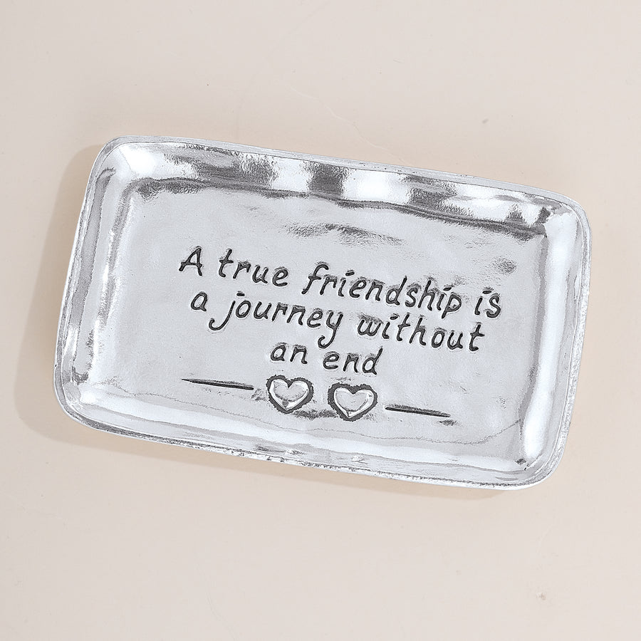 True Friendship Pewter Trinket Dish