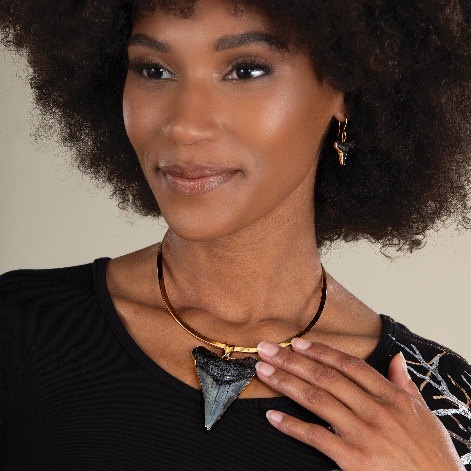 HYSFORM ネックレス Hawaiian Surfer Style Necklace COLORFUL BLING Authentic Shark