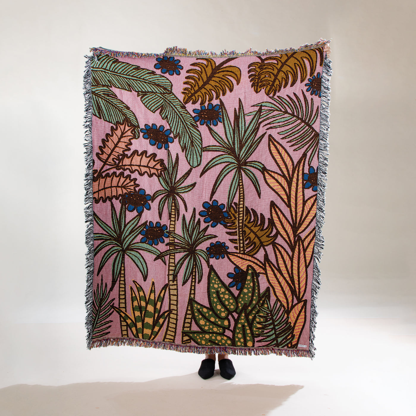 Palm Tree Dreams Tapestry Throw Blanket