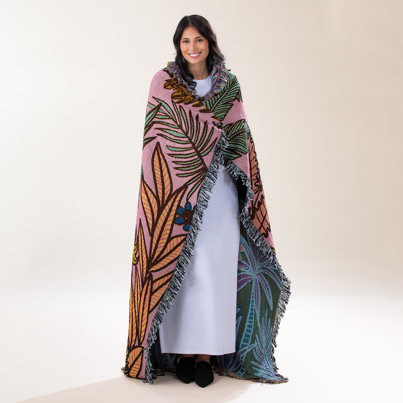 Palm Tree Dreams Tapestry Throw Blanket