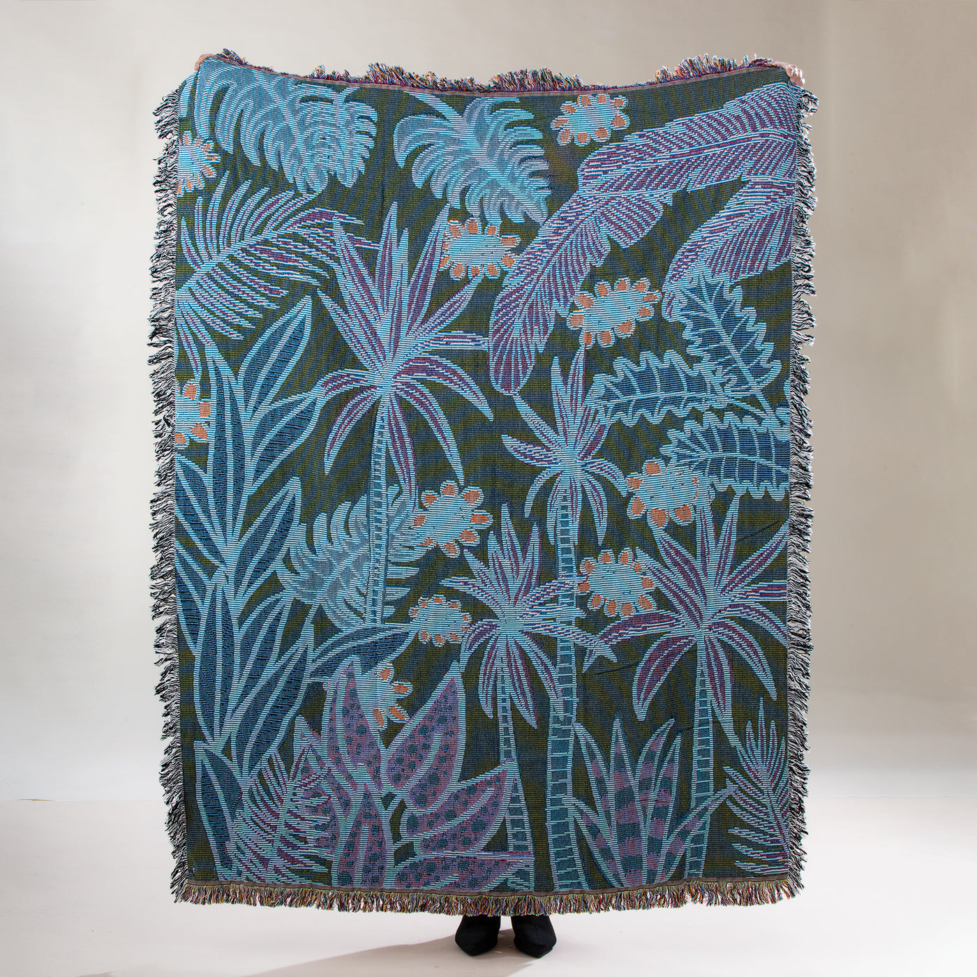 Palm Tree Dreams Tapestry Throw Blanket