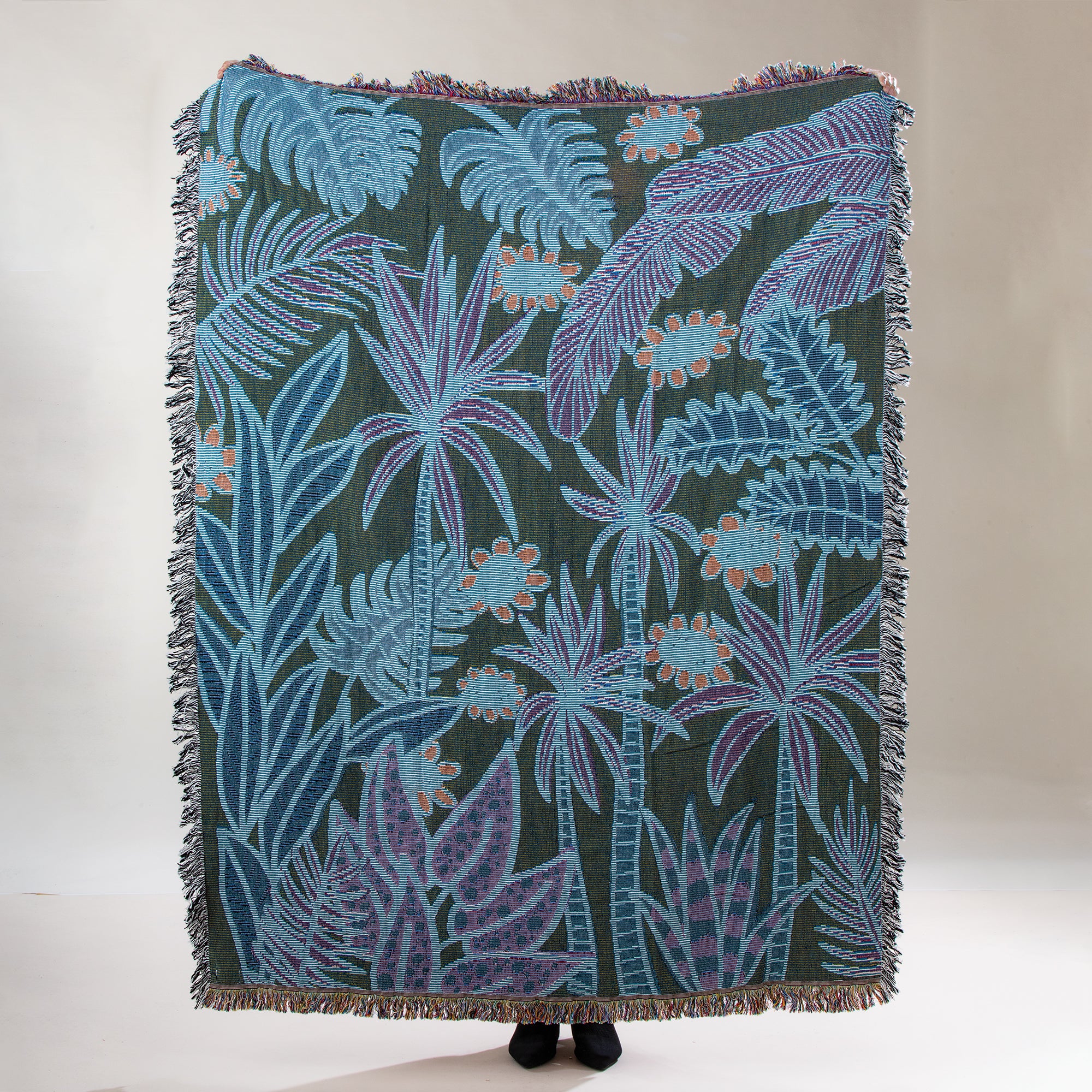 Palm Tree Dreams Tapestry Throw Blanket