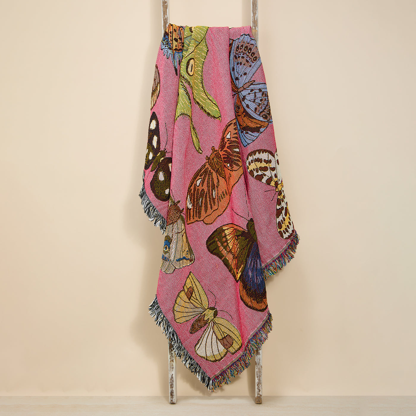 Butterfly Flutterby Tapestry Throw Blanket