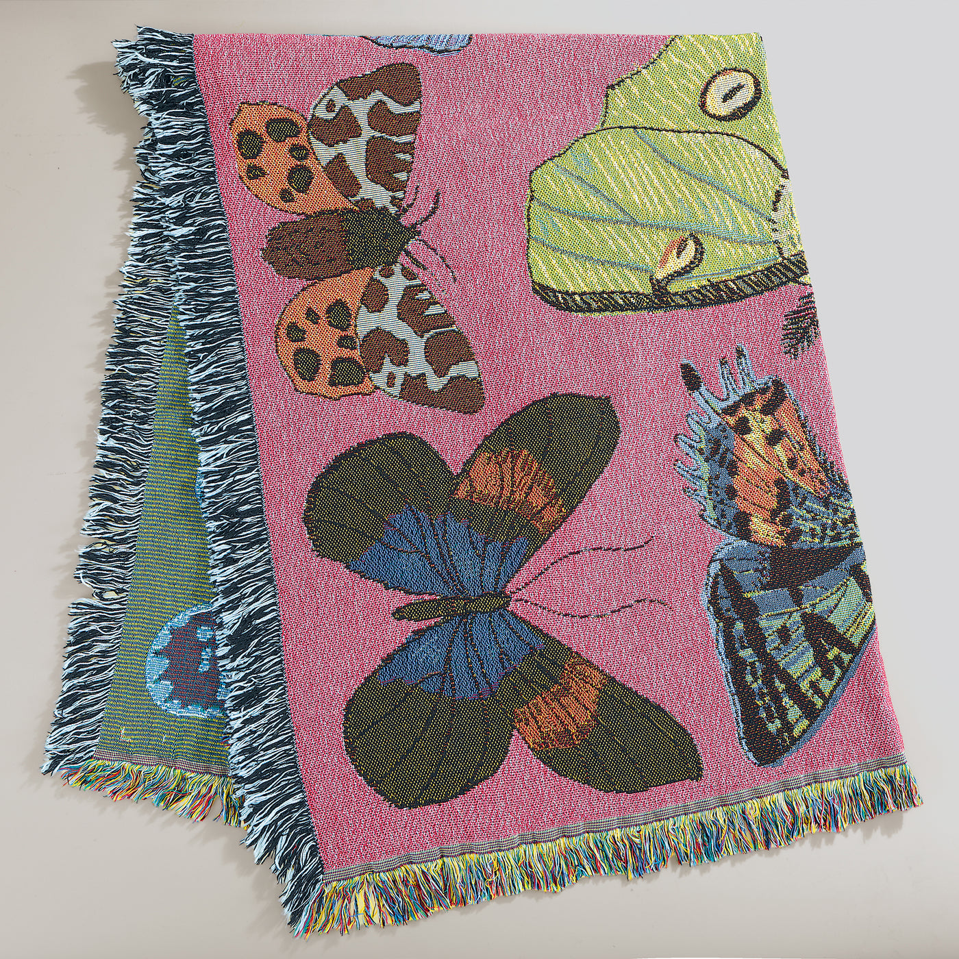 Butterfly Flutterby Tapestry Throw Blanket