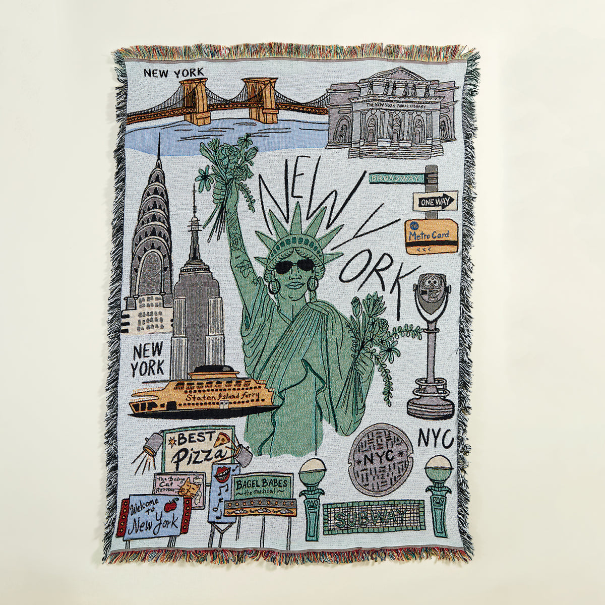 New York State of Mind Tapestry Throw Blanket (Preorder)
