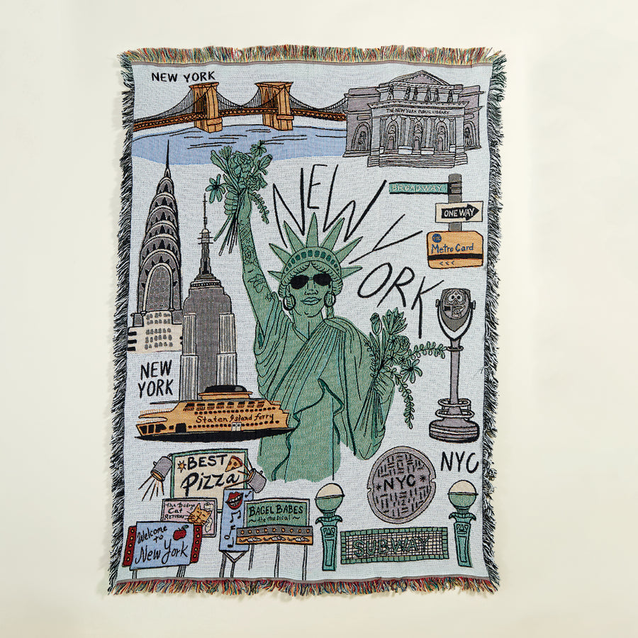 New York State of Mind Tapestry Throw Blanket (Preorder)
