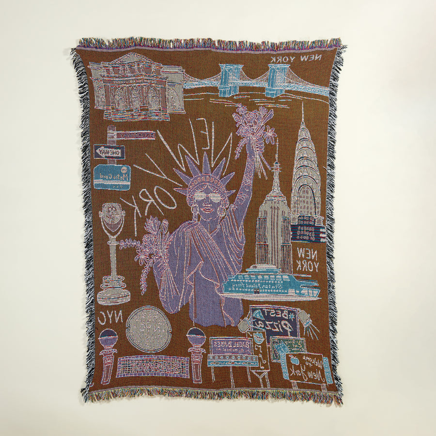 New York State of Mind Tapestry Throw Blanket (Preorder)
