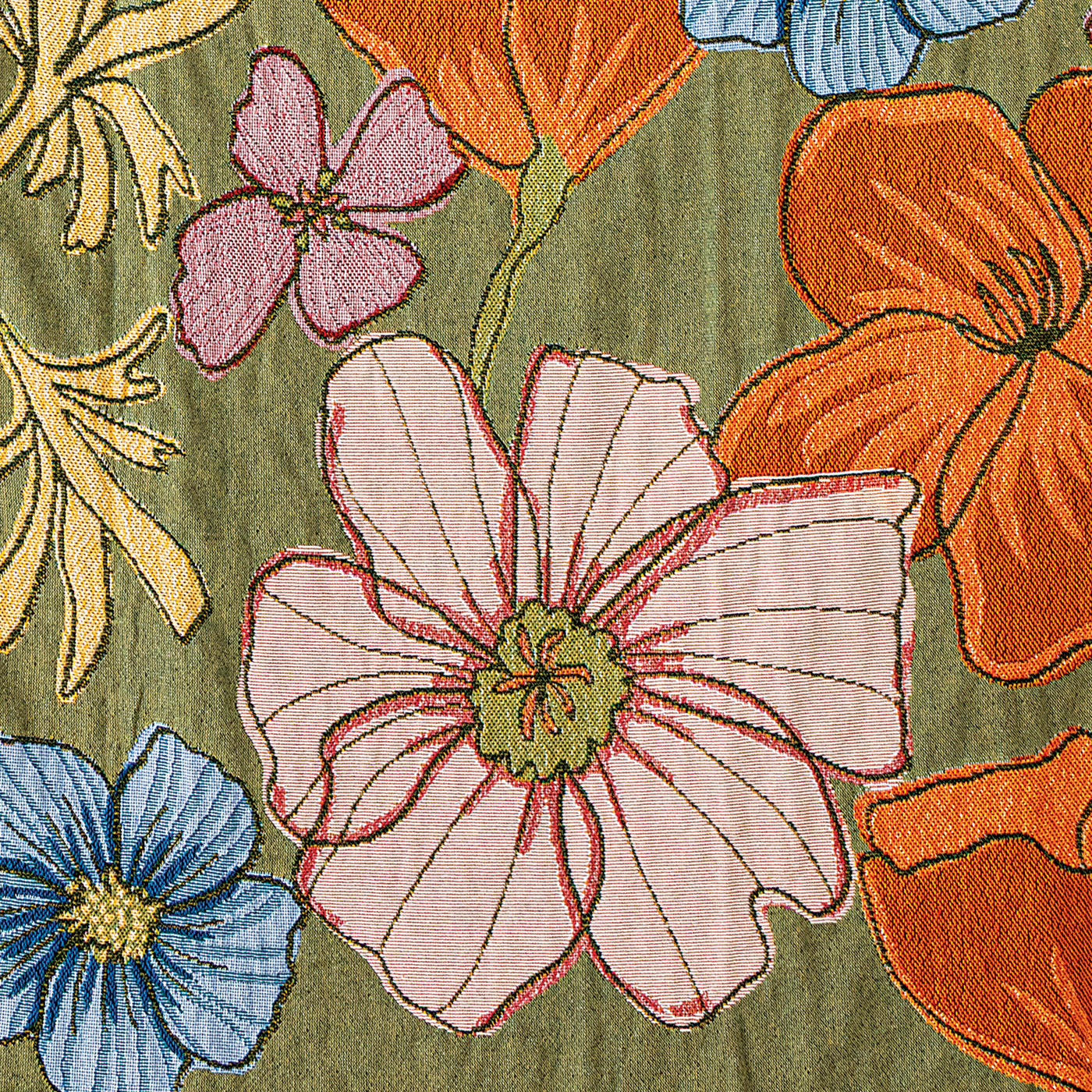 Cozy Wildflowers Tapestry Throw Blanket (Preorder)