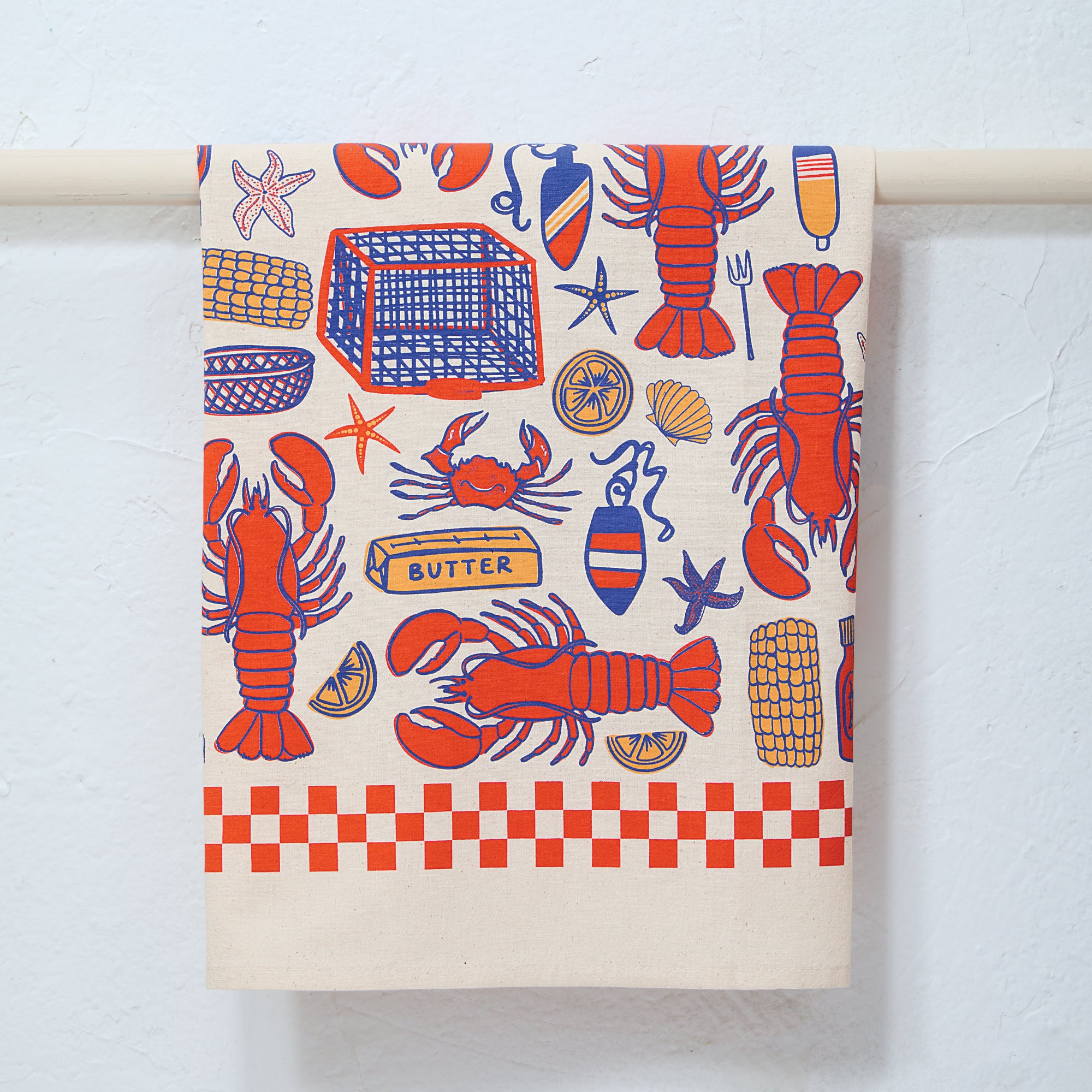 Lobster Bake Tea Towel