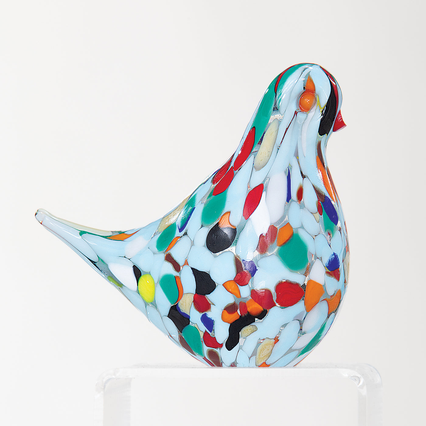 Murano Glass Blue Bird Figurine (Preorder)
