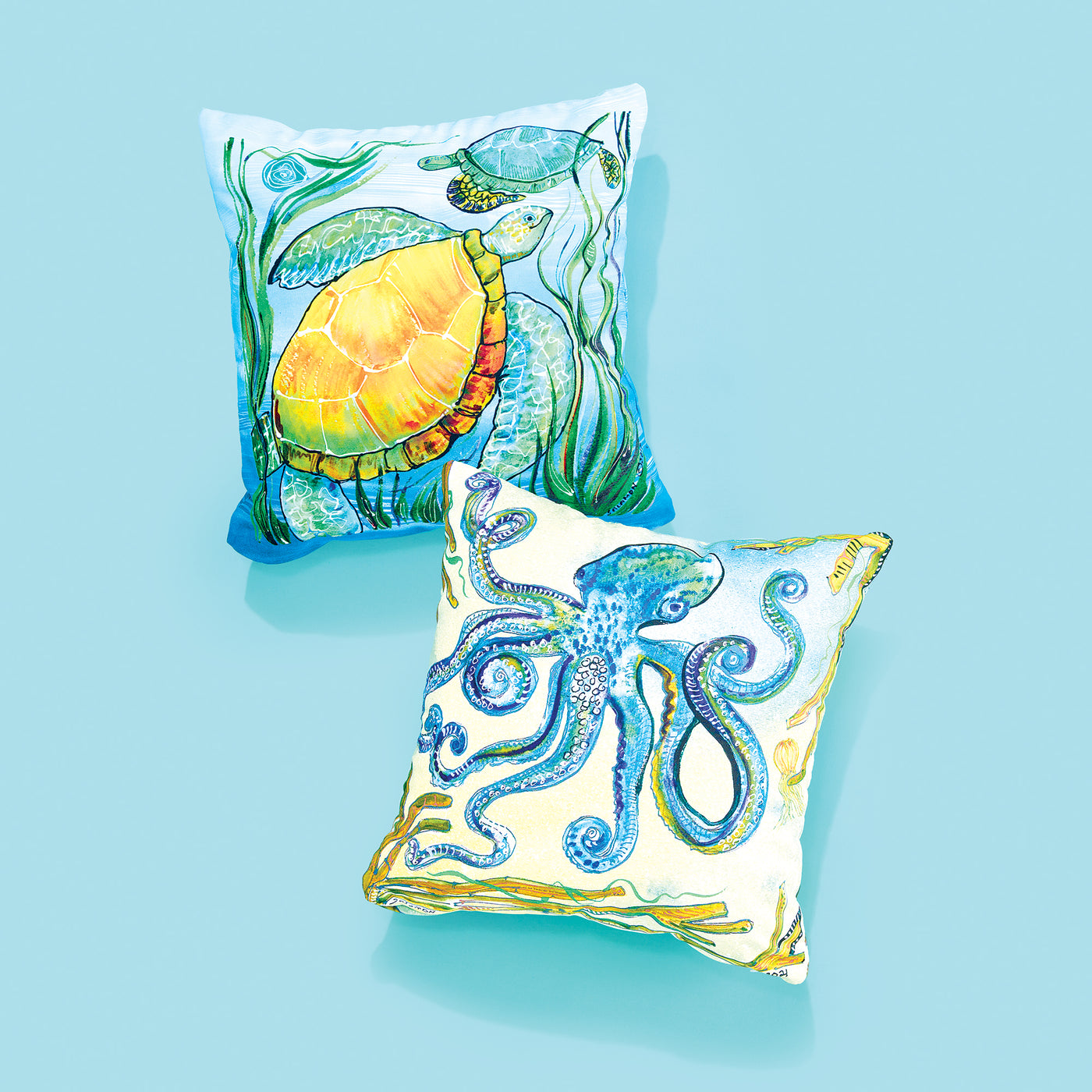 Sea Life Octopus Pillow
