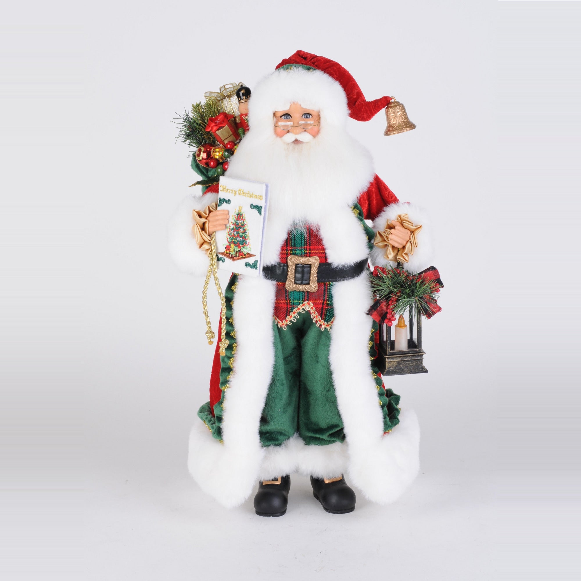 Lighted Christmas Stories Santa Small