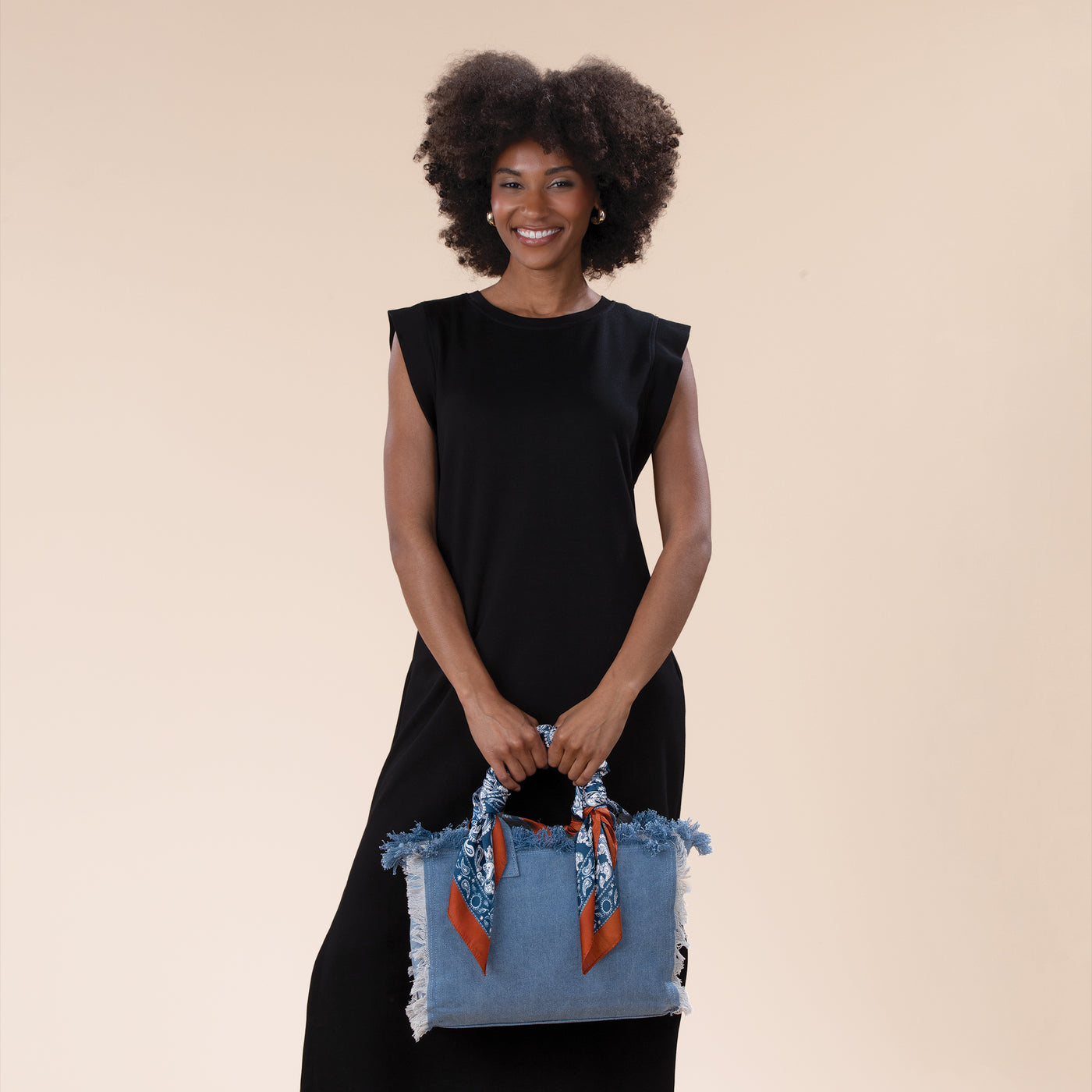Darling Denim Bandana Tote (Preorder)