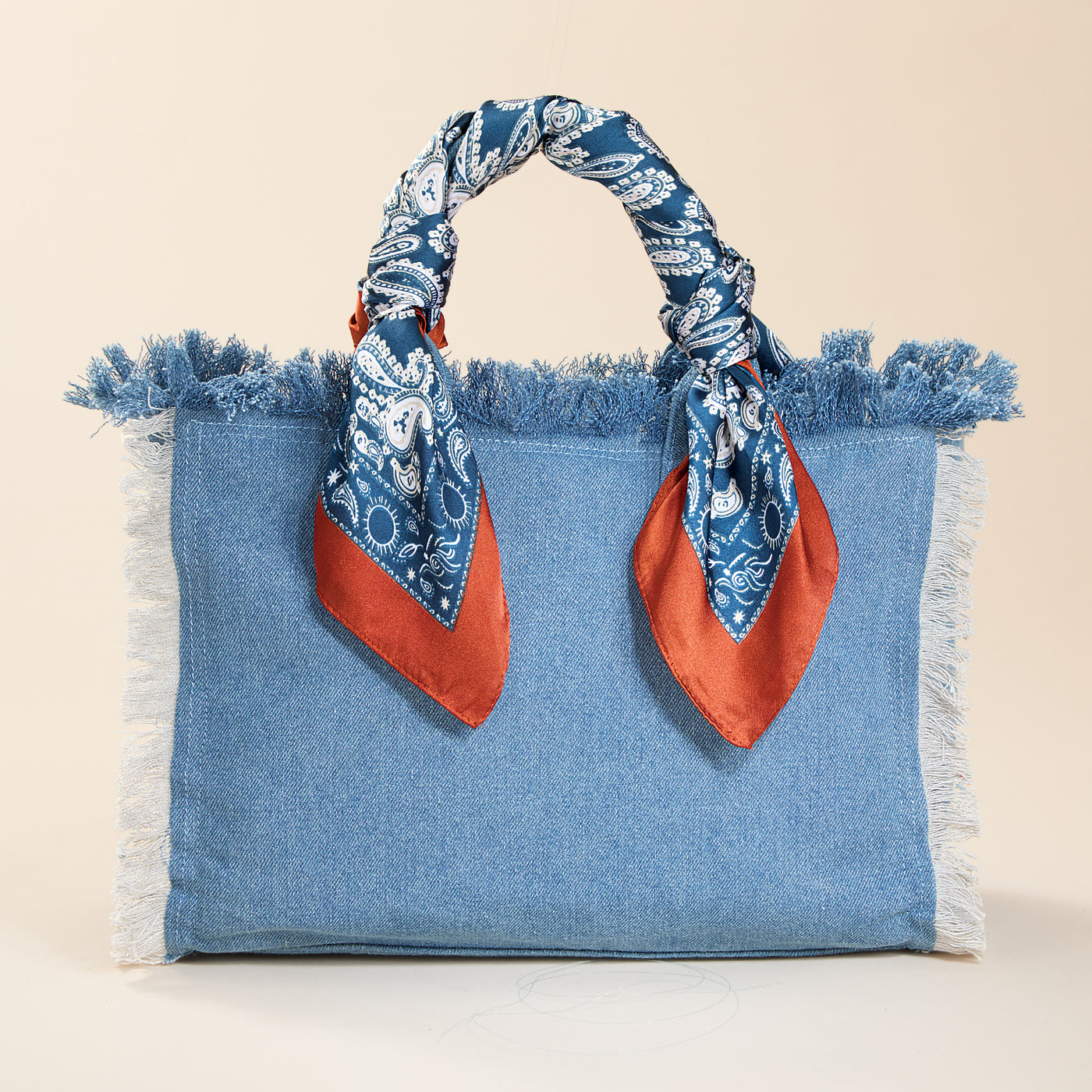 Darling Denim Bandana Tote (Preorder)