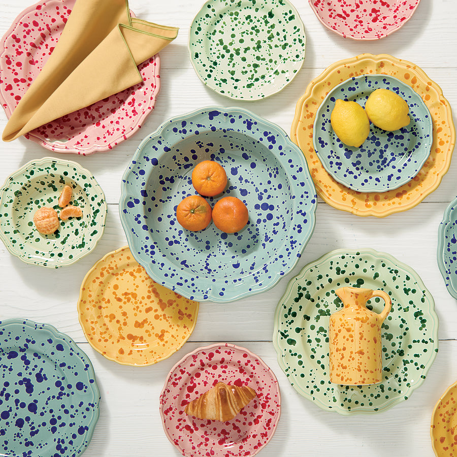 Italian Ceramic Green Splatter Small Bowl (Preorder)