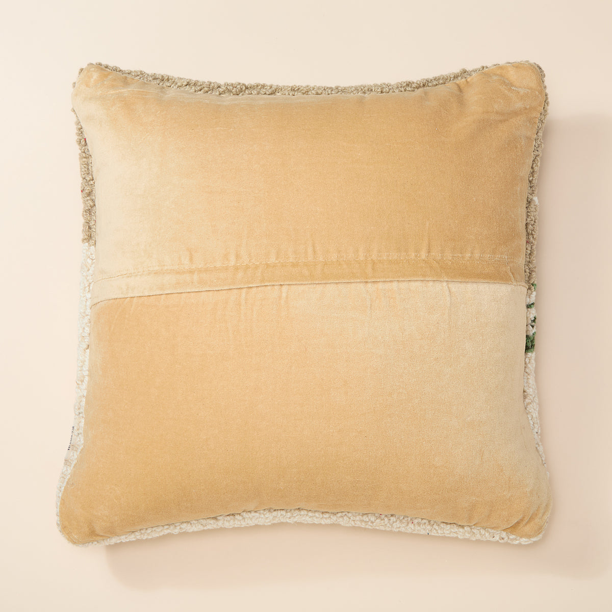 Hand-Hooked & Loomed Snowy Slopes Pillow (Preorder)