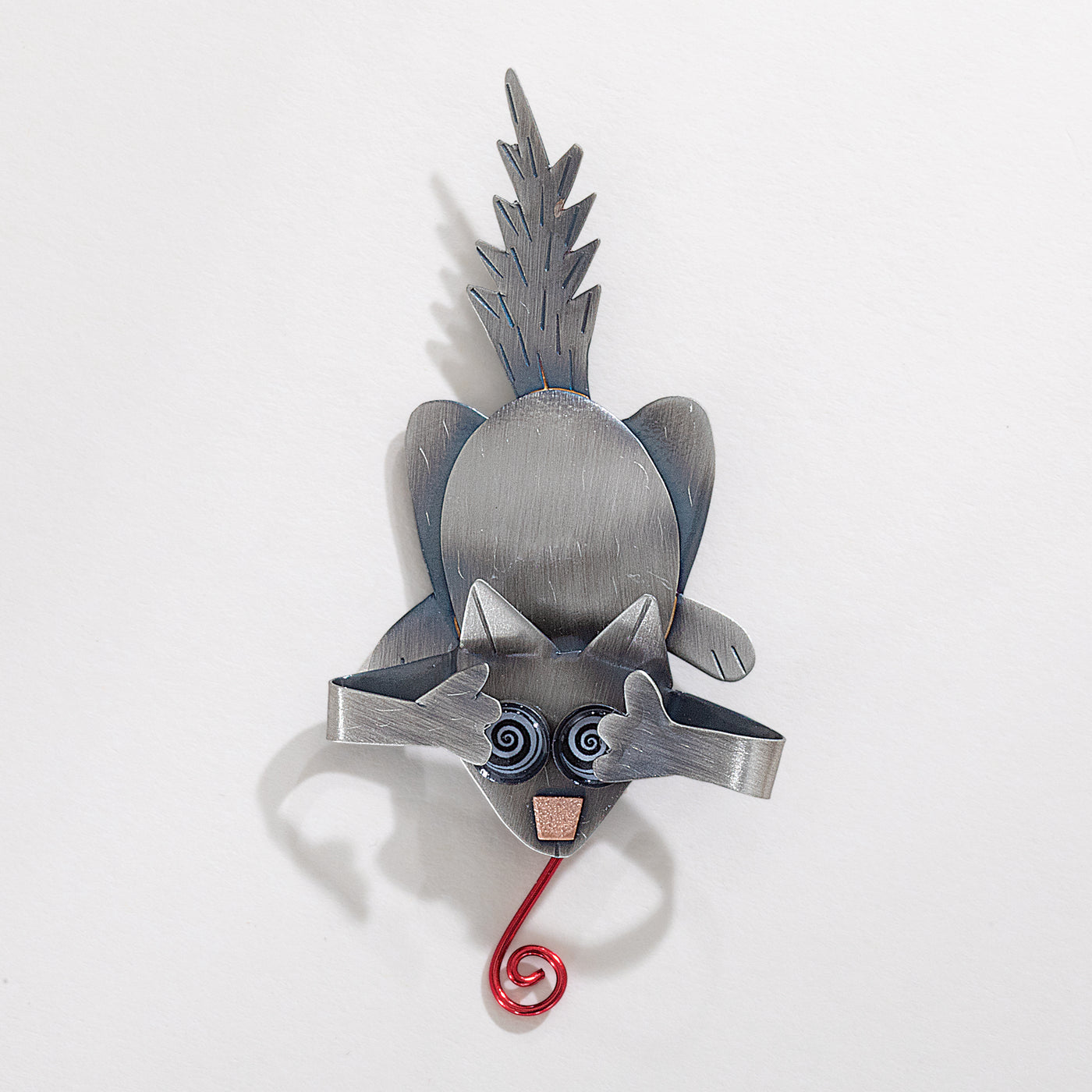Fraidy Cat Brooch (Preorder)