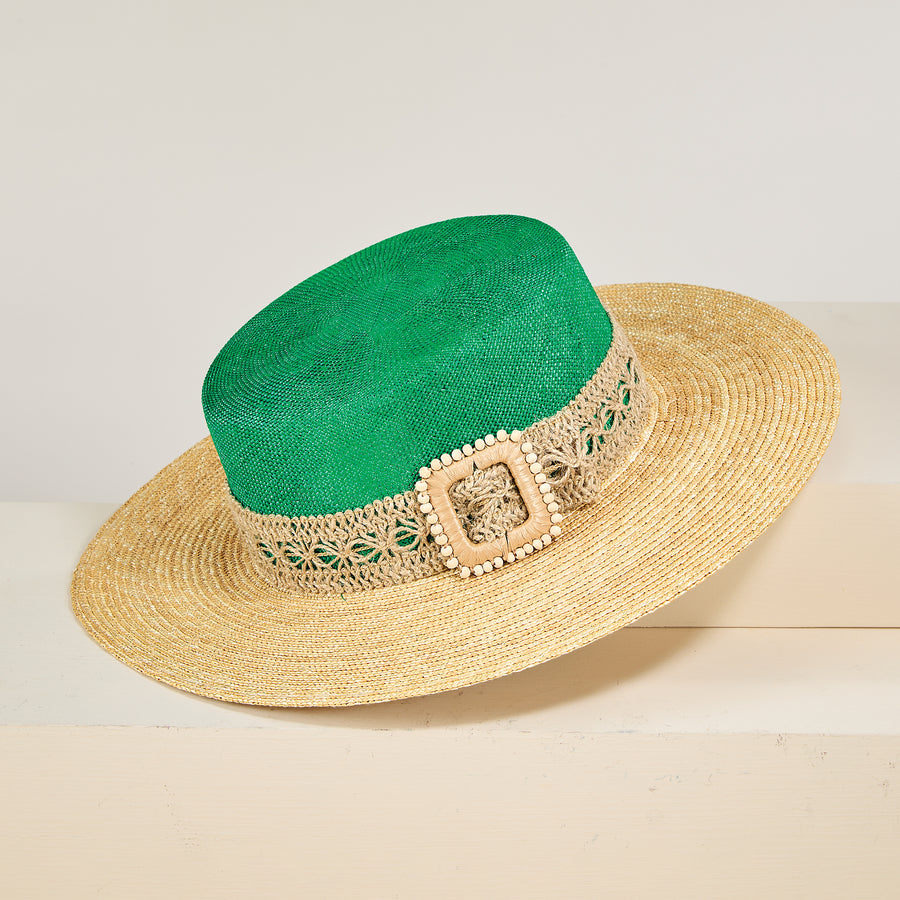 Serafina Italian Straw Sun Hat (Preorder)