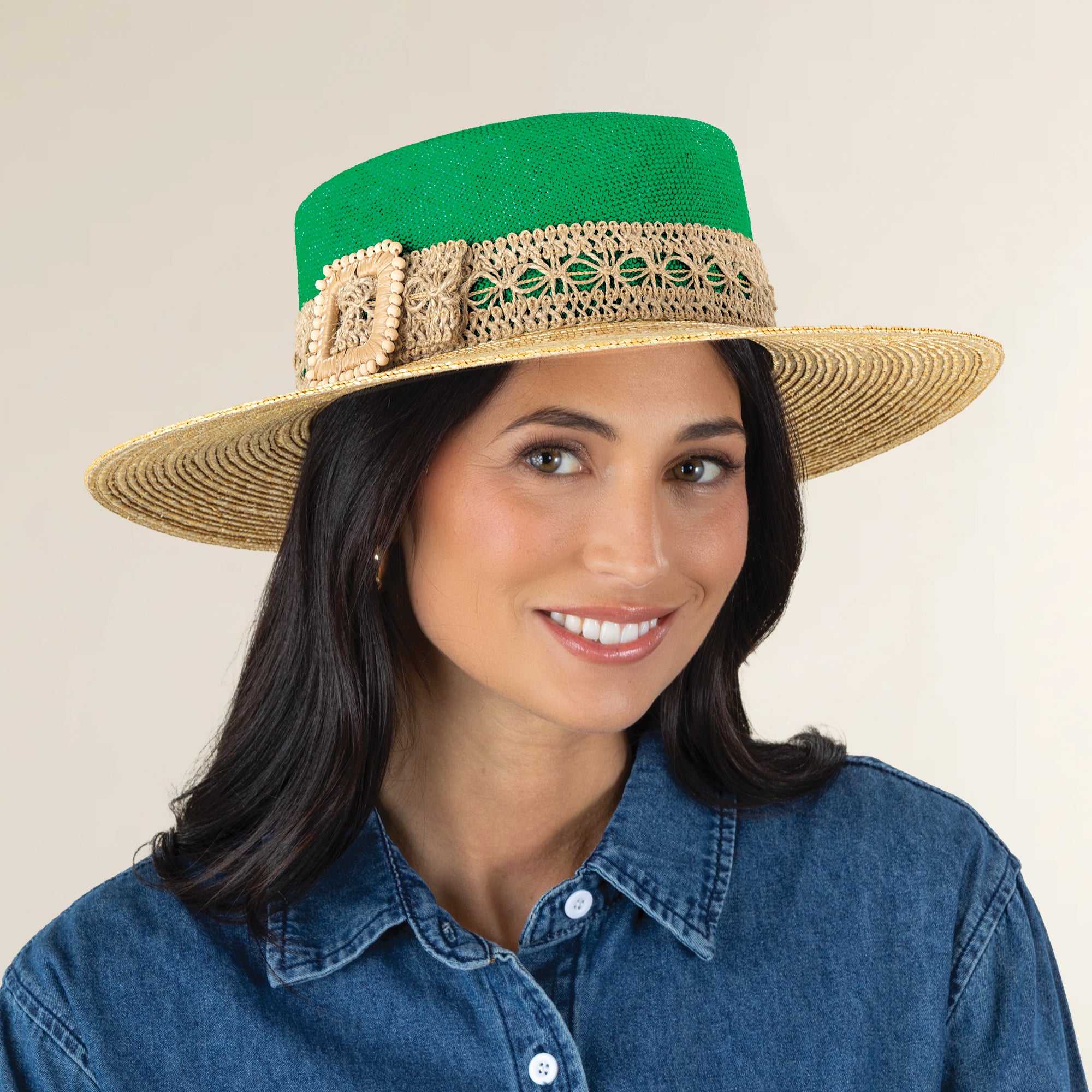 Serafina Italian Straw Sun Hat (Preorder)