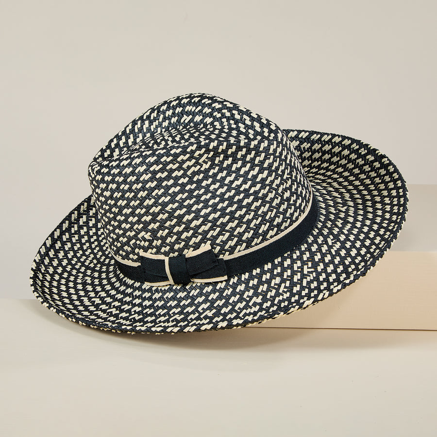 Maria Italian Straw Fedora (Preorder)