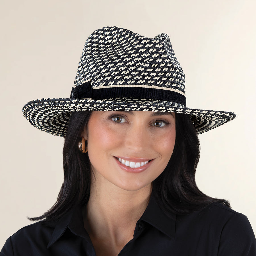 Maria Italian Straw Fedora (Preorder)