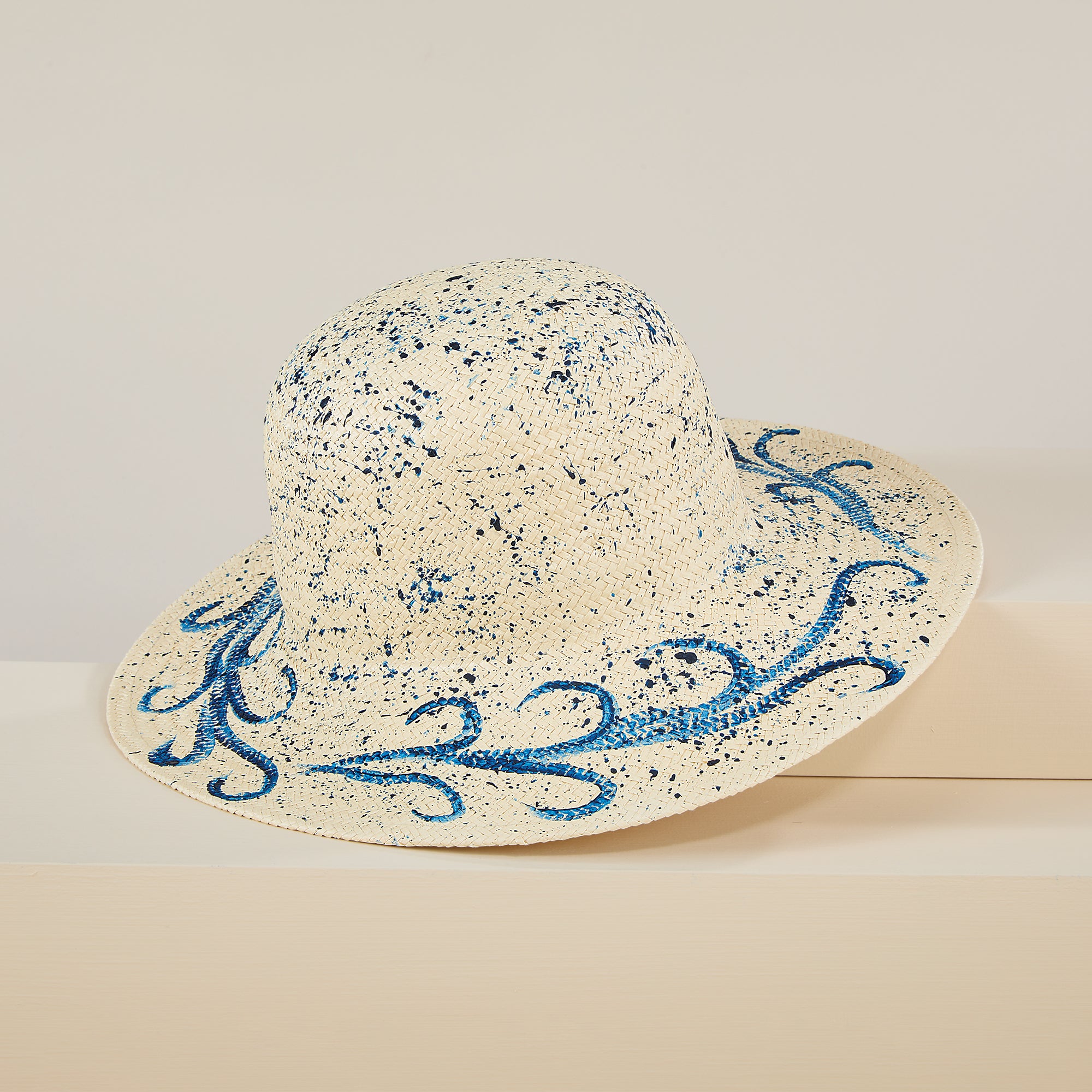 Leontina Hand-Painted Italian Straw Sun Hat (Preorder)
