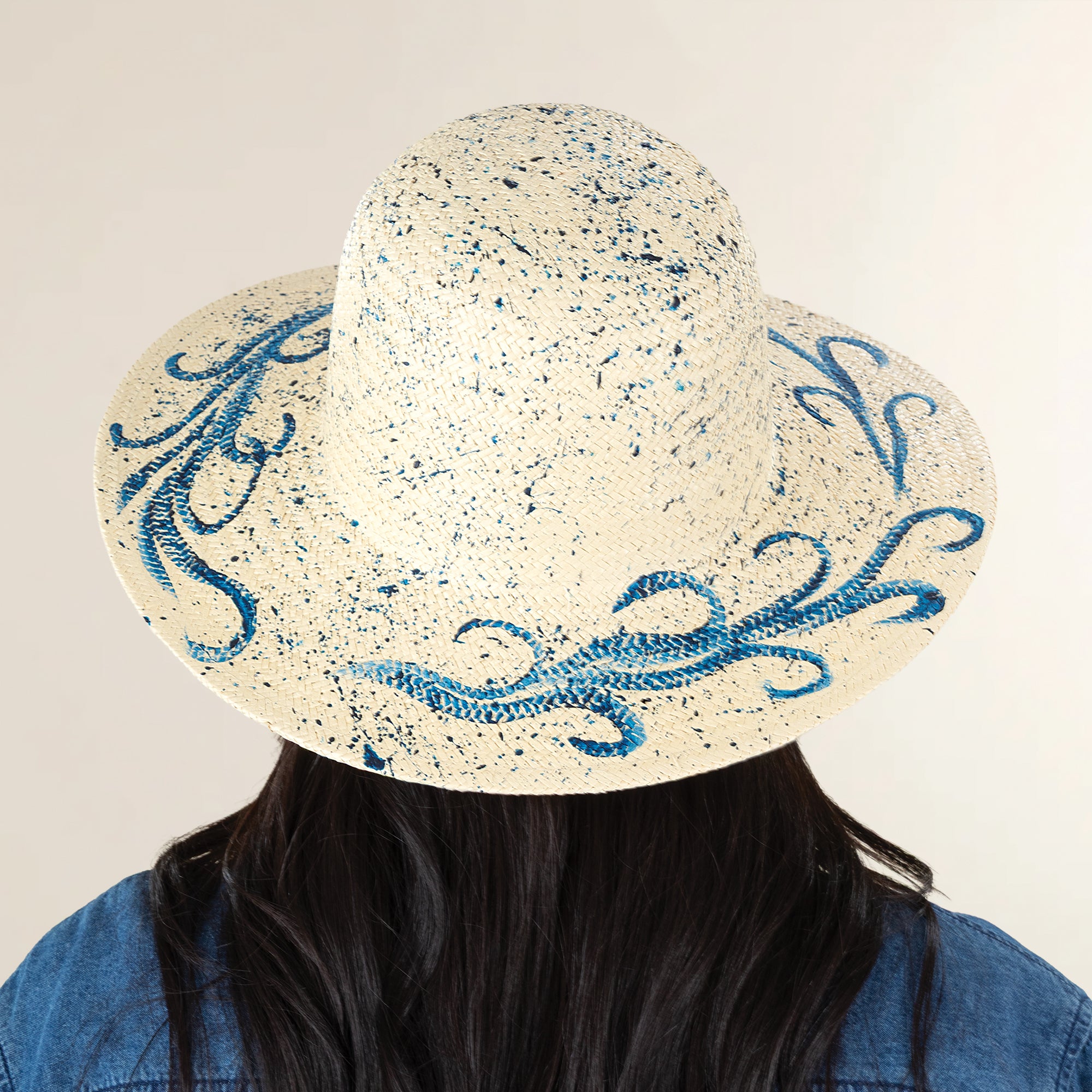 Leontina Hand-Painted Italian Straw Sun Hat (Preorder)