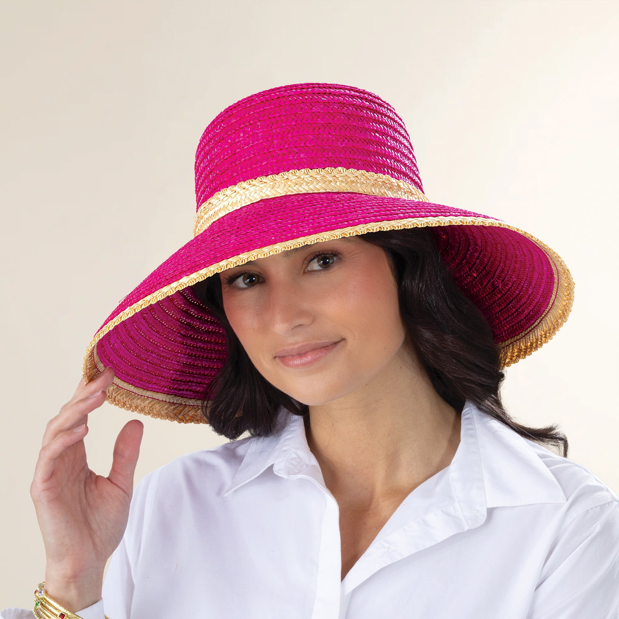 Talia Italian Straw Sun Hat (Preorder)