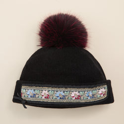 Mia Blue Italian Wool Cap | Uno Alla Volta display picture 3