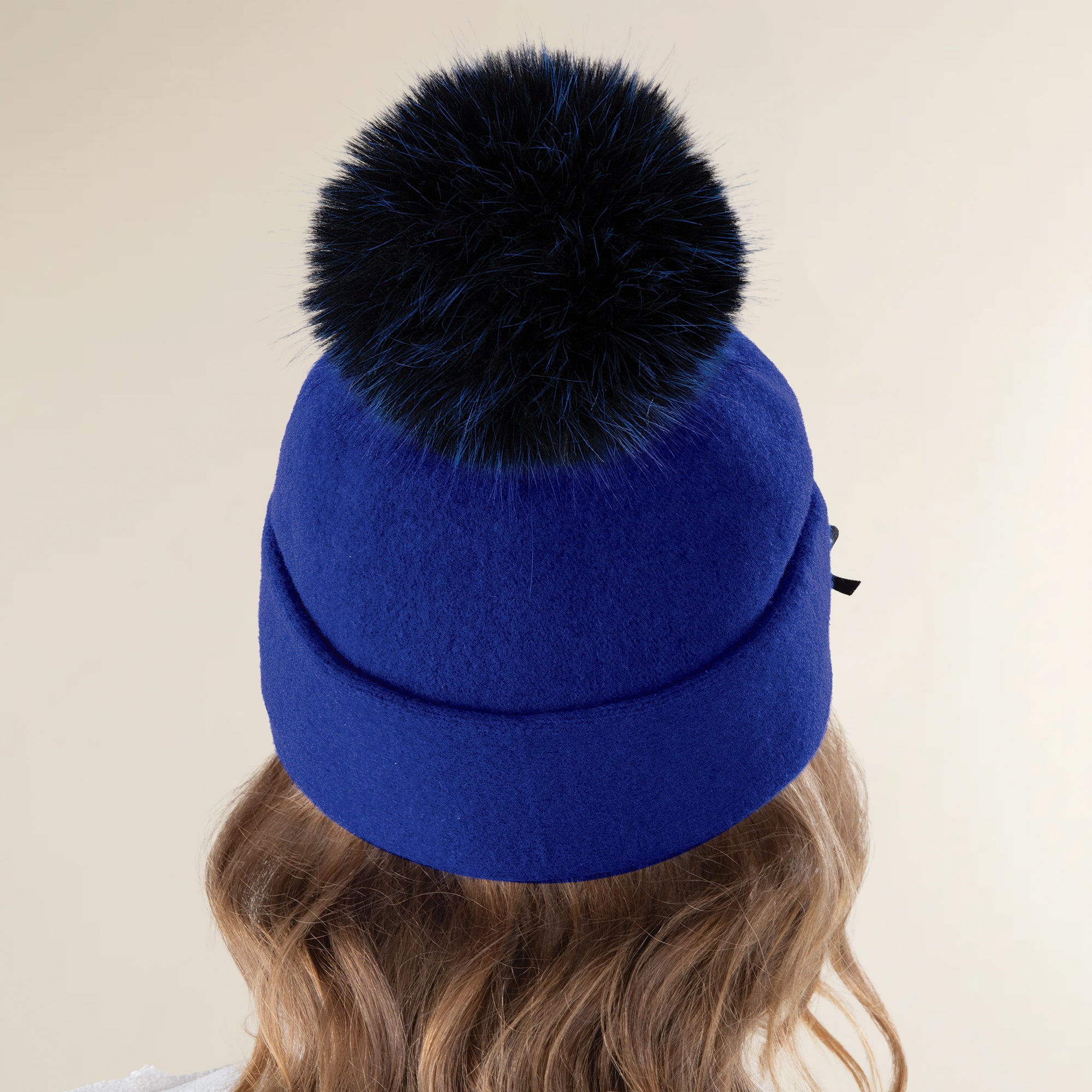 Mia Blue Italian Wool Cap