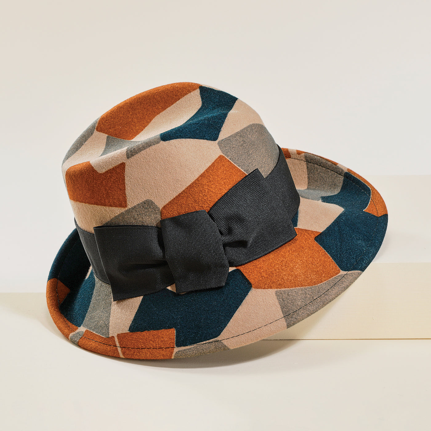 Daniella Italian Wool Stained Glass Fedora (Preorder)