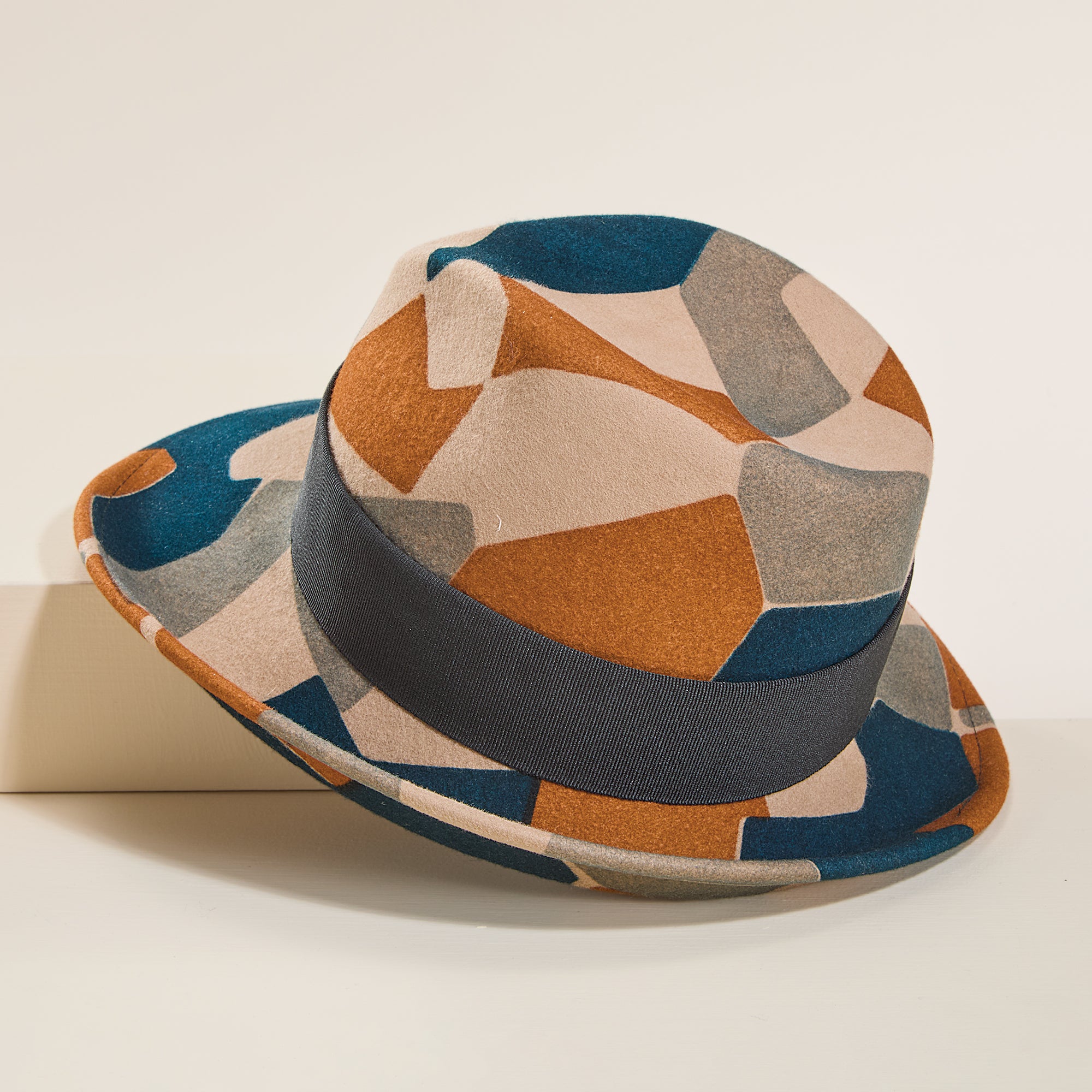 Daniella Italian Wool Stained Glass Fedora (Preorder)