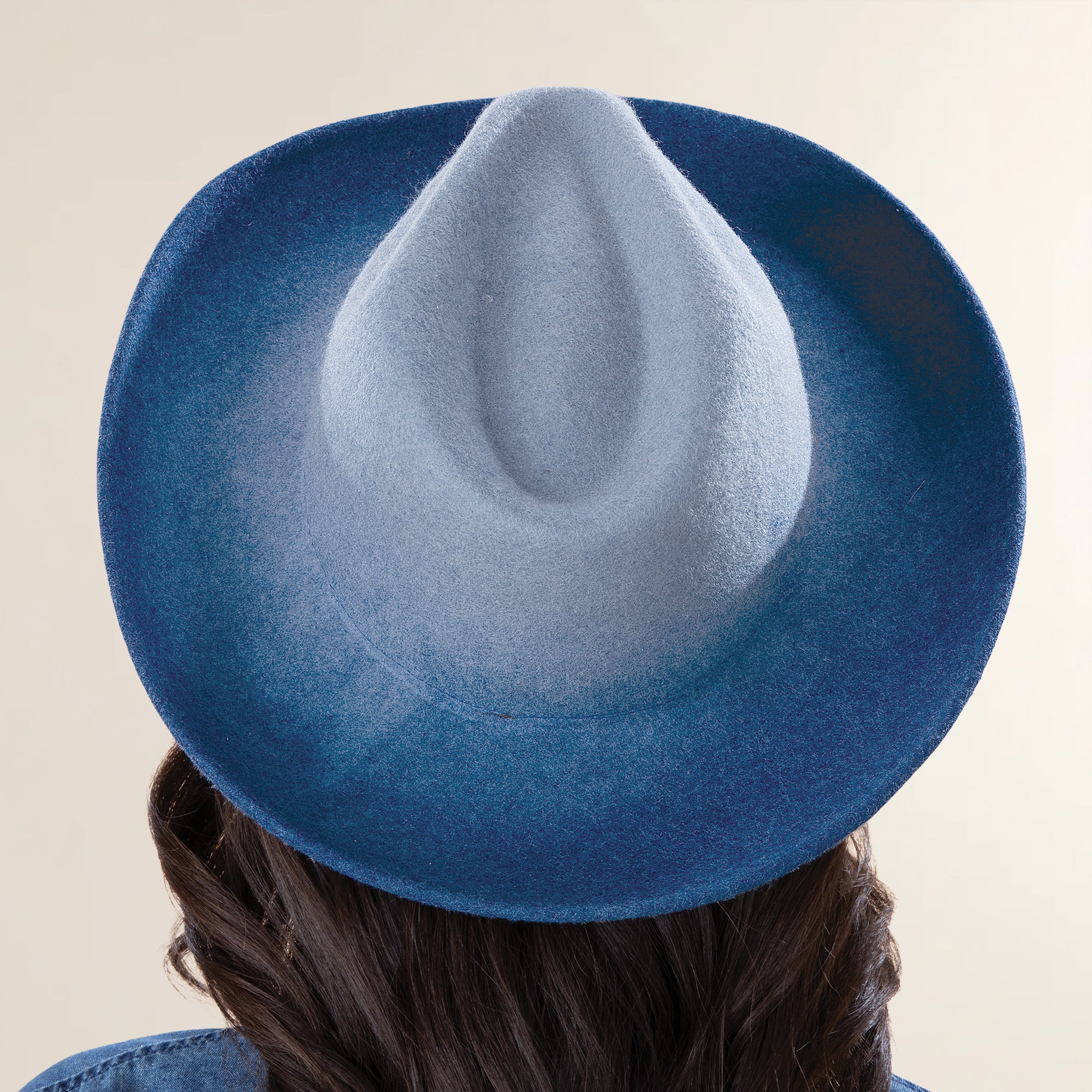 Carlotta Ombre Italian Wool Fedora