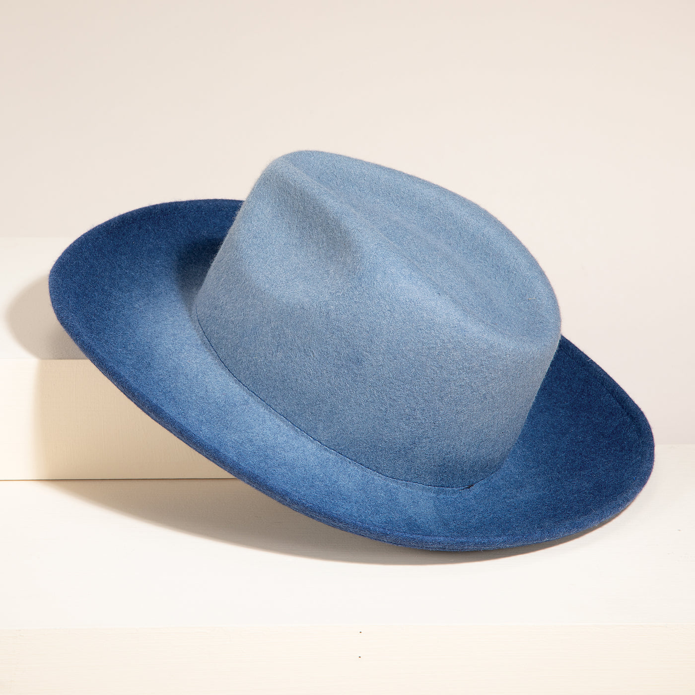 Carlotta Ombre Italian Wool Fedora