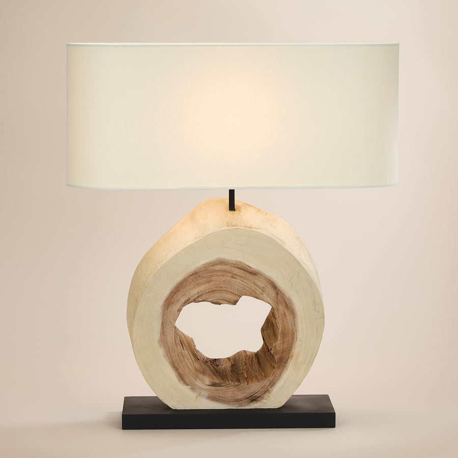 Natural Acacia Wood Lamp