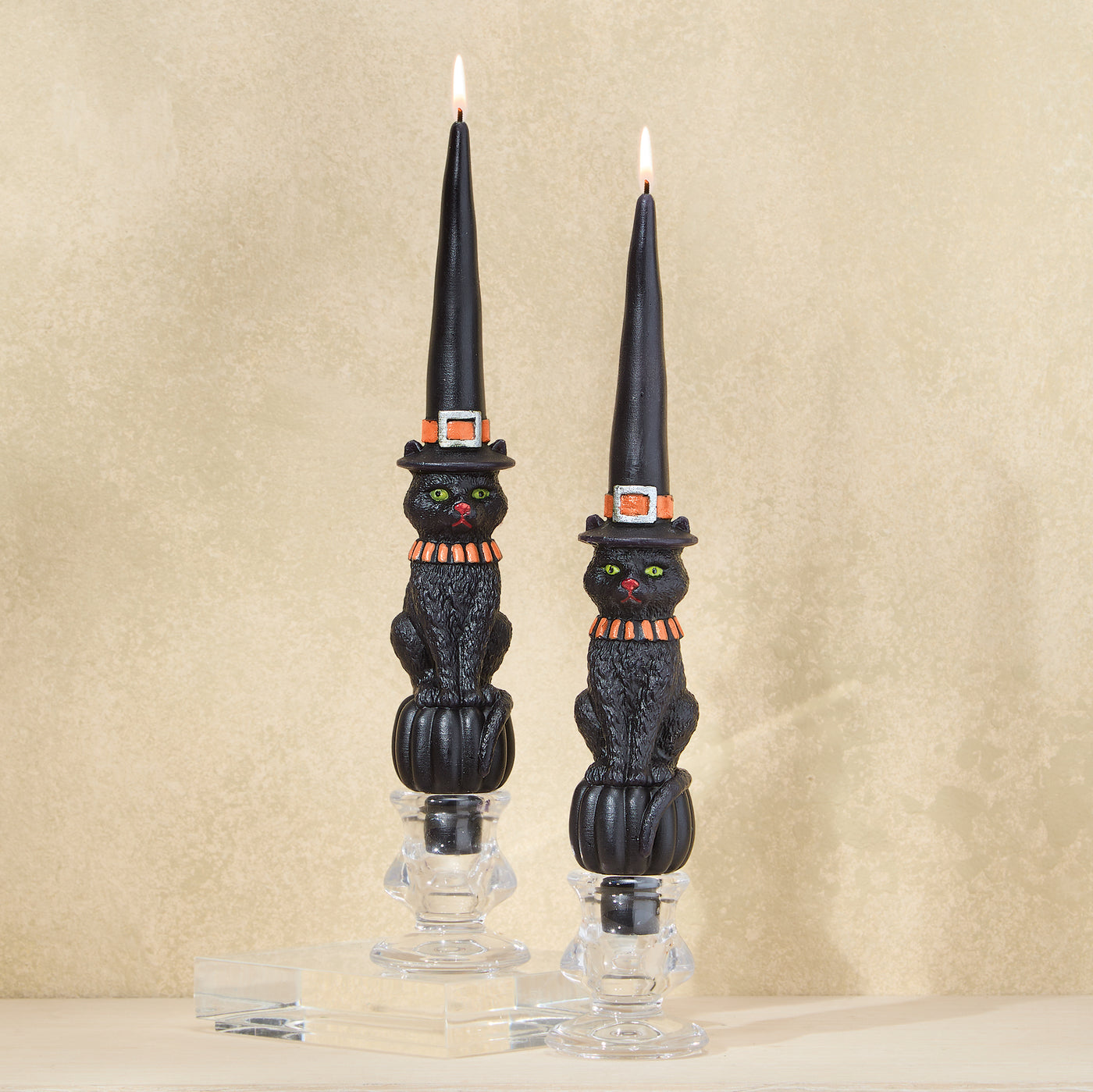Crafty Cat Taper Candles, Set of 2 (Preorder)