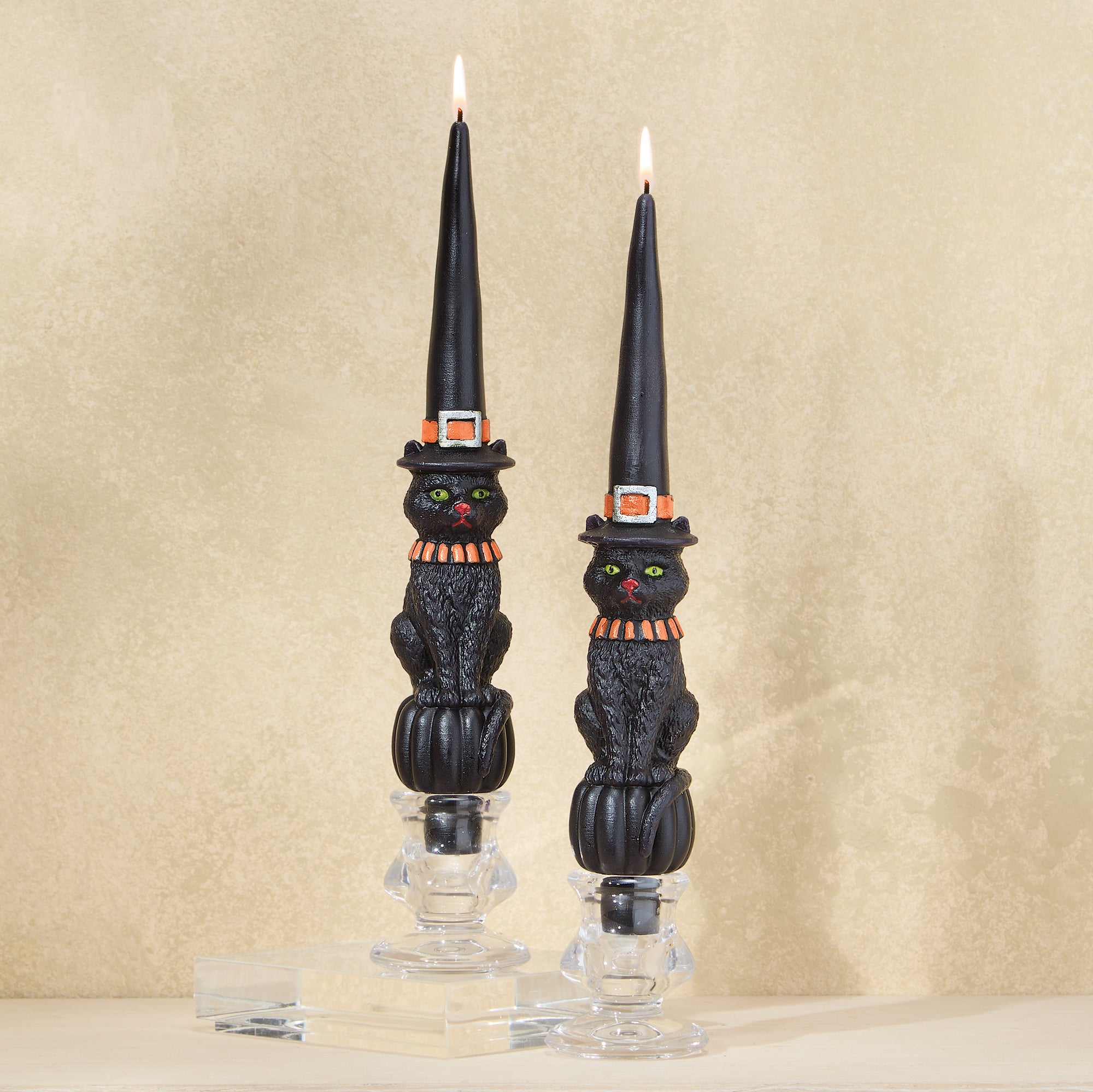 Crafty Cat Taper Candles, Set of 2 (Preorder)