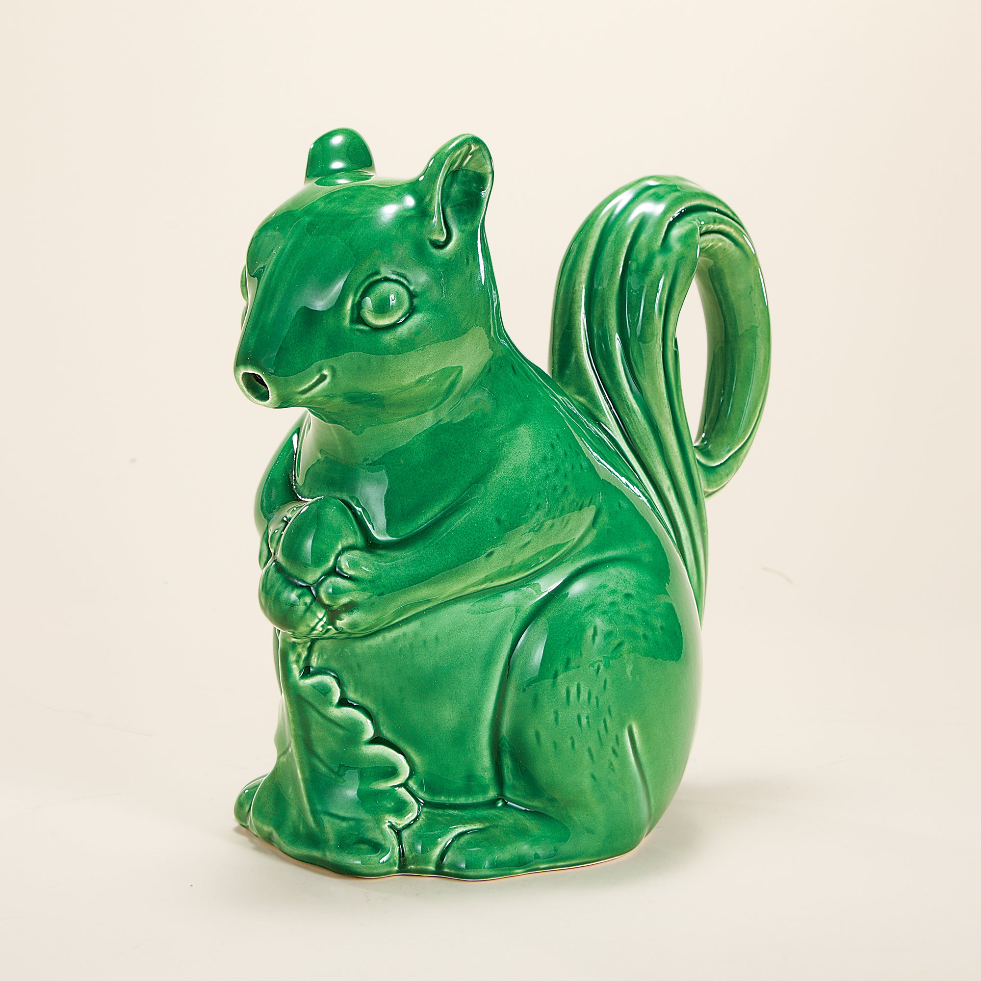 Kelly Green Squirrel Pitcher